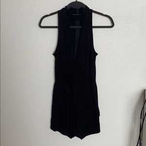 Choke Neck Wrap Romper